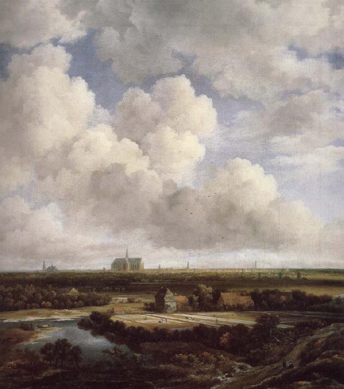 Jacob van Ruisdael View of Haarlem with Bleaching Grounds oil painting picture
